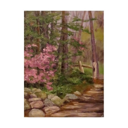 Trademark Fine Art Rusty Frentner 'Garden Path' Canvas Art, 14x19 ALI33187-C1419GG
